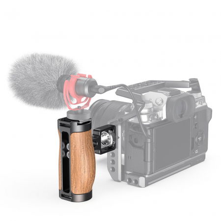 Smallrig 2914 Wooden Mini Side Handle cu Arri Style Mount [4]
