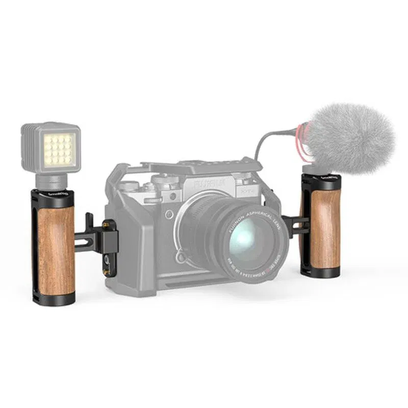 SmallRig 2978 Maner din Lemn cu Sina NATO Quick Release [4]