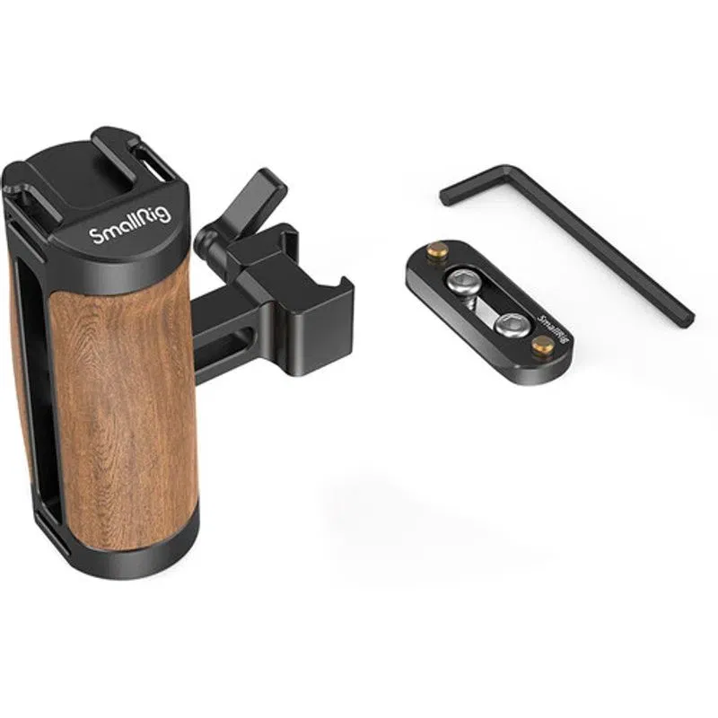 SmallRig 2978 Maner din Lemn cu Sina NATO Quick Release [5]