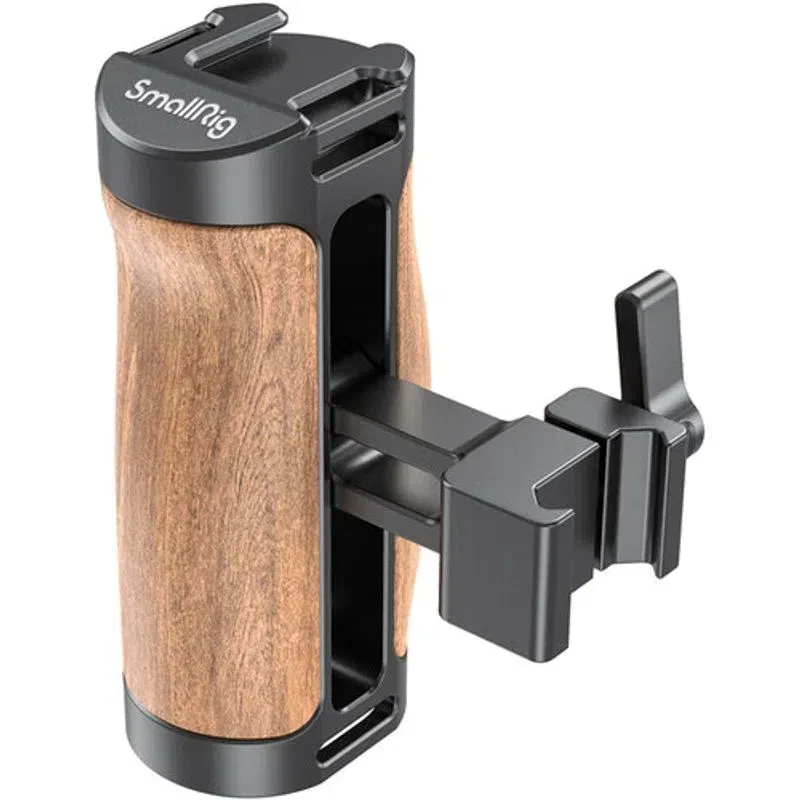 Camera Cage - SmallRig 2978 Maner din Lemn cu Sina NATO Quick Release