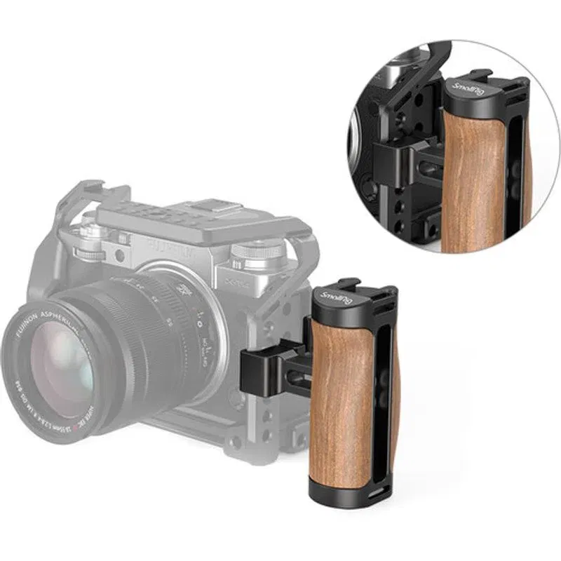 SmallRig 2978 Maner din Lemn cu Sina NATO Quick Release [2]
