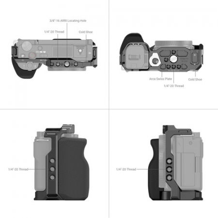 Smallrig 3538B cage cu maner pe partea dreapta pentru Sony ZV-E10 [3]