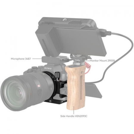SmallRig 4148 Kit placa de montare rotativa orizontal-verticala pentru Sony A7R IV, A7R V, A7 IV si A7S III [7]