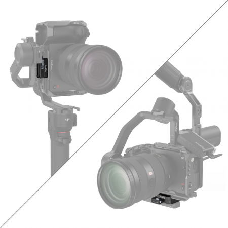 SmallRig 4195 Mount Plate Arca-Swiss pentru DJI RS 3 Mini [1]