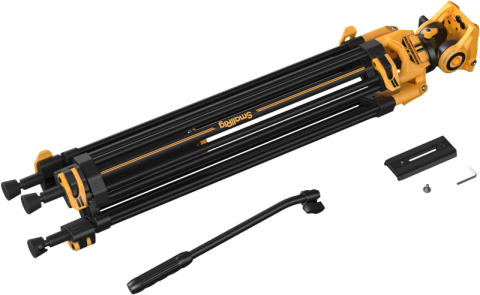 SmallRig  5523 Video Tripod with Heavy-Duty Fluid Head AD-01 (BumbleBee Edition） [3]