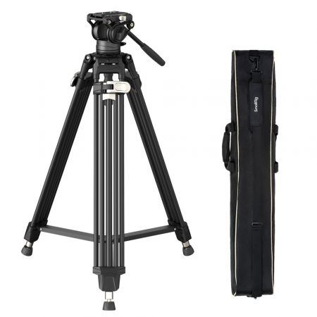Accesorii camere video - SmallRig AD-80 FreeBlazer Kit trepied video cu cap fluid aluminiu