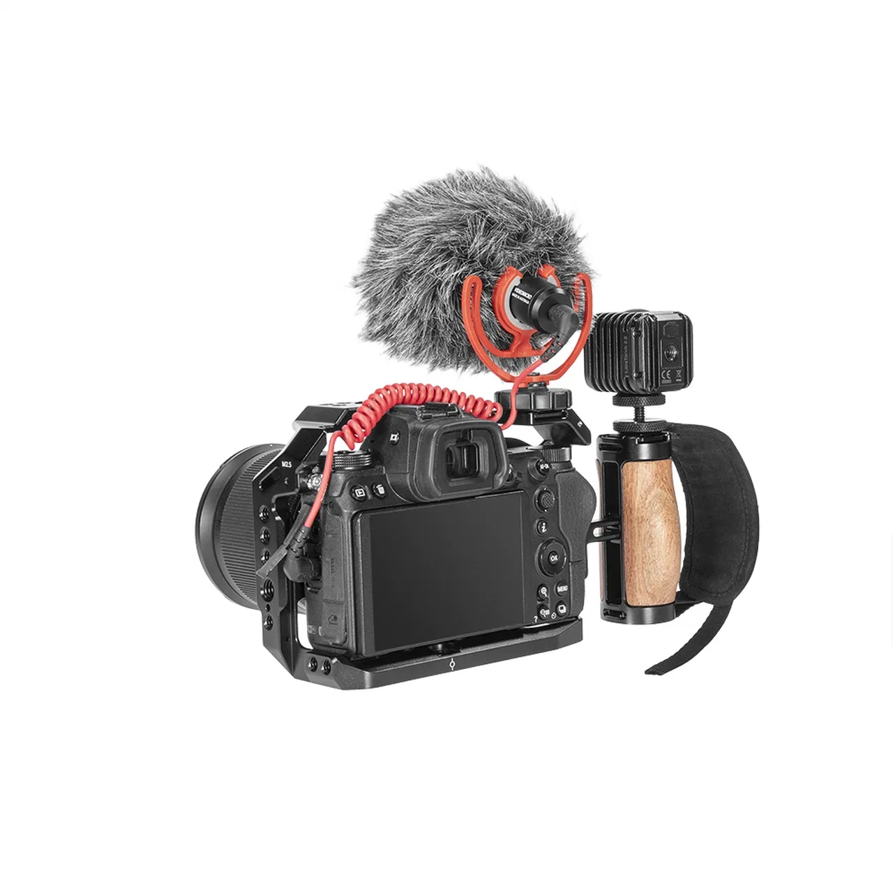 SmallRig 2913 Mini maner lateral din lemn [5]
