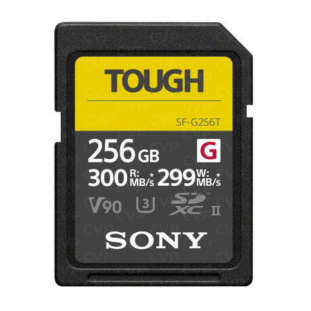 Sony  256GB SF-G Tough Card Memorie SDXC Class10 300MB/s UHS-II V90 [1]