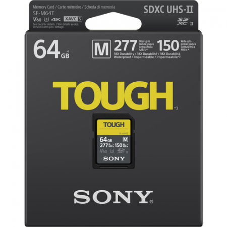 Sony 64GB SF-M Tough UHS-II SDXC R277/W150 Card de memorie [1]