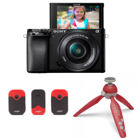 Aparate foto Mirrorless - Sony A6100 Pachet Promo