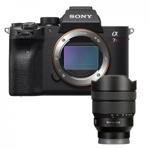 Aparate foto Mirrorless - Sony A7R IV + Sony 12-24mm f2.8 GM