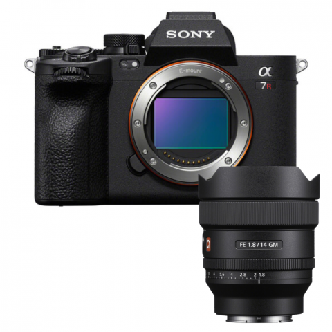 Aparate foto Mirrorless - Sony A7R V + Sony 14mm f1.8 GM