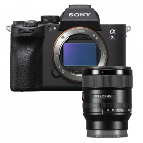Aparate foto Mirrorless - Sony A7S III + Sony 24mm F1.4 GM