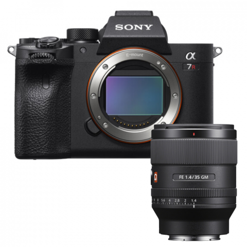 Aparate foto Mirrorless - Sony A7R IV + Sony 35mm f1.4 GM