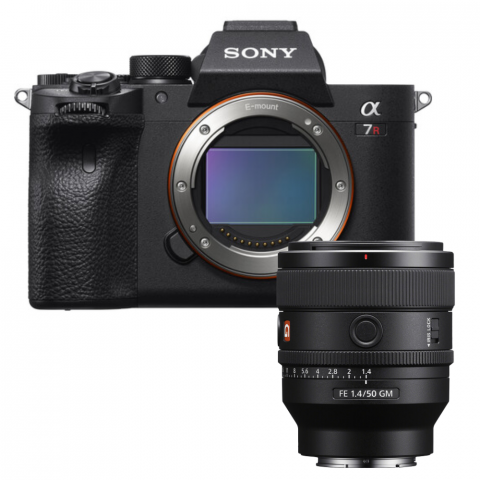 Aparate foto Mirrorless - Sony A7R IV + Sony 50mm F1.4 GM