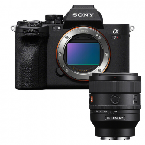 Aparate foto Mirrorless - Sony A7R V + Sony 50mm F1.4 GM