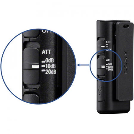 Sony ECM-W2BT Sistem digital de microfon wireless Bluetooth cu montare pentru camere foto Sony [18]