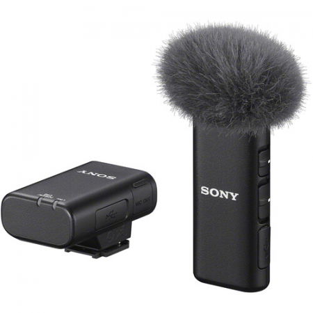 Lavaliere - Sony ECM-W2BT Sistem digital de microfon wireless Bluetooth cu montare pentru camere foto Sony