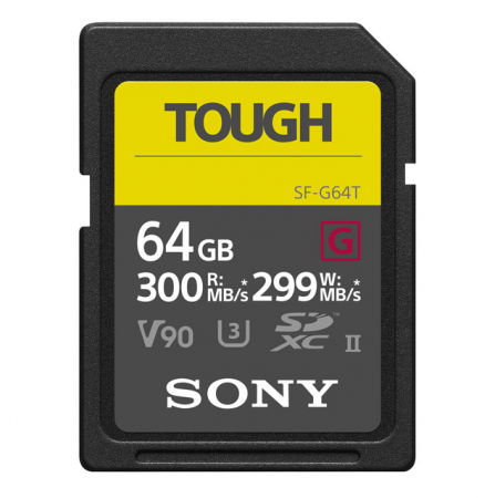 Sony SF-G TOUGH SDXC 64GB Card de Memorie UHS-II Class 10 300MB/s [2]
