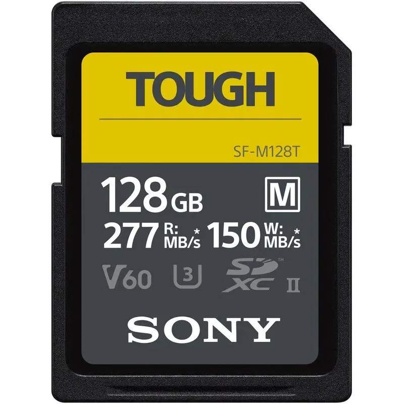 Carduri memorie - Sony Tough SF-M Card Memorie SD 128GB UHS-II Class 10 U3 R277/W150