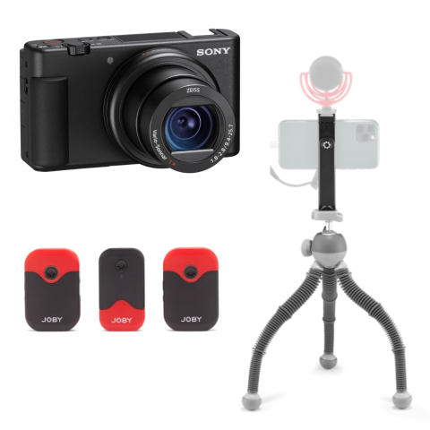 Aparate Foto - Sony ZV1 Kit creator cu lavaliera wireless dubla si minitrepied