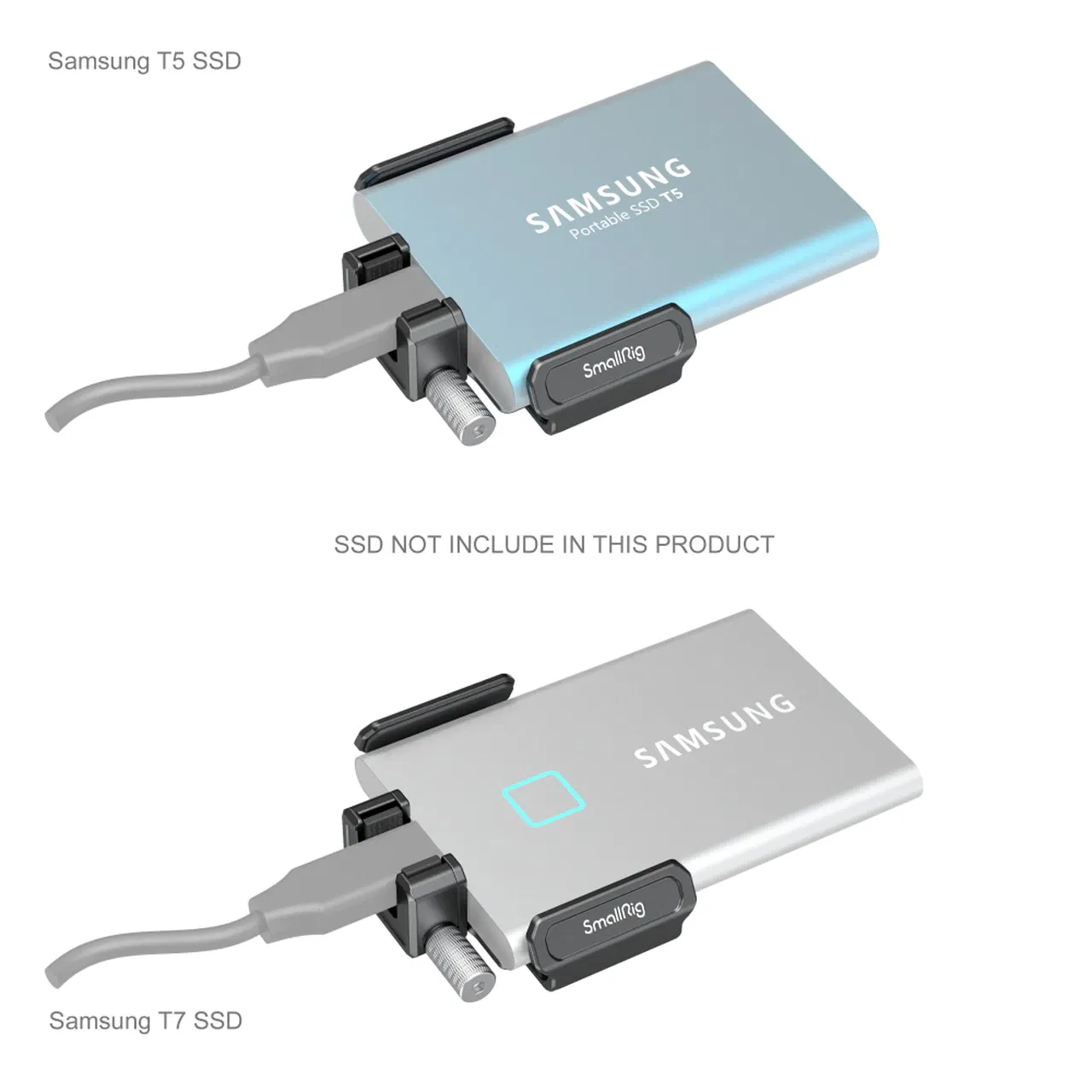  SmallRig 3272 Suport SSD T5 / T7 pentru BMPCC 6K PRO [5]