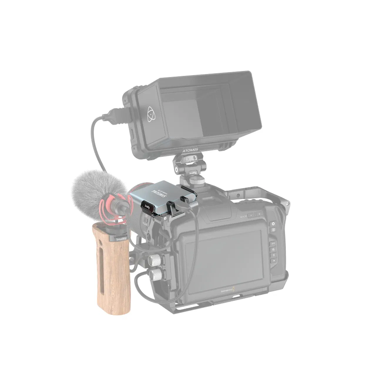  SmallRig 3272 Suport SSD T5 / T7 pentru BMPCC 6K PRO [4]
