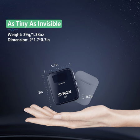 Synco G2 (A1) Lavaliera Wireless cu microfon incorporat [7]