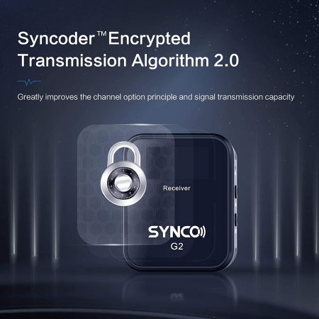 Synco G2 (A2) Lavaliera Wireless Dubla cu microfon incorporat [9]