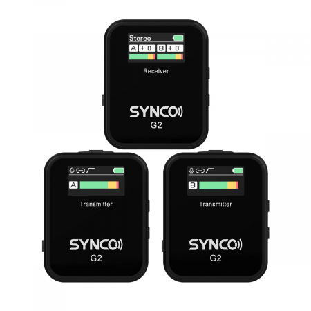 Synco G2 (A2) Lavaliera Wireless Dubla cu microfon incorporat [1]