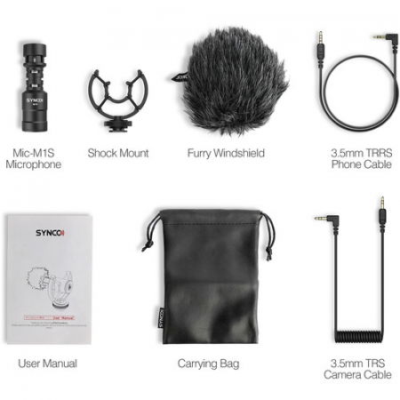 Synco MIC-M1S Microfon pentru camera si smartphone [3]