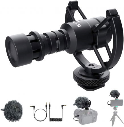Synco MIC-M1S Microfon pentru camera si smartphone [1]