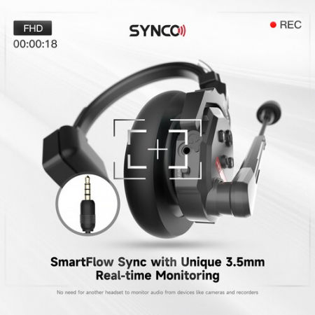 Synco X-Talk X5 Sistem intercom wireless cu 5 casti (2,4 GHz) [12]