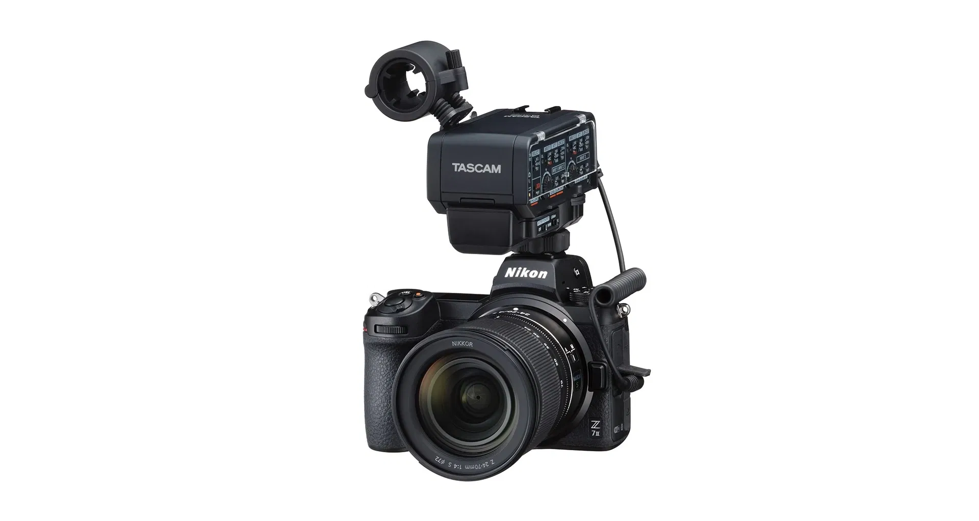 TASCAM CA-XLR2D-AN Adaptor microfon XLR pentru camere mirrorles [1]