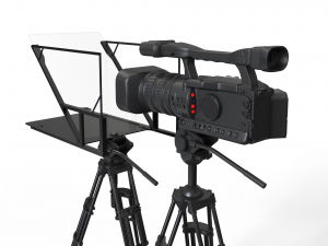 Teleprompter cu trepied si lavaliera [7]