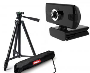 Solutii Videoconferinte - Kit lector Camera Web Full HD 1080 USB 2MP cu microfon si trepied