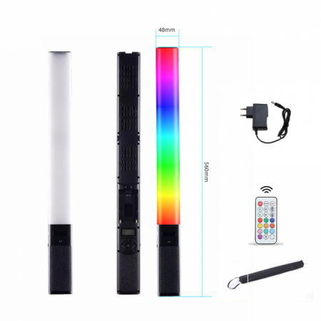 Tolifo KIT 120W LED 32000-5600K x 2 cu softbox, stativ si Bagheta LED RGB [1]