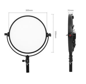 Tolifo Lampa Video LED 600 Ring Light Bicolor cu stativ [4]