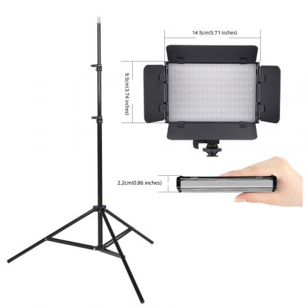 Tolifo PT-15B PRO II Lampa Video LED 144 Bicolor [0]