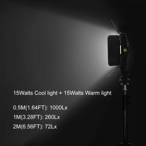Tolifo PT-15B PRO II Lampa Video LED 144 Bicolor [4]