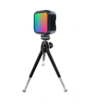 Lumini foto-video - Tolifo PT-49RGB LED modular Bicolor/RGB cu minitrepied
