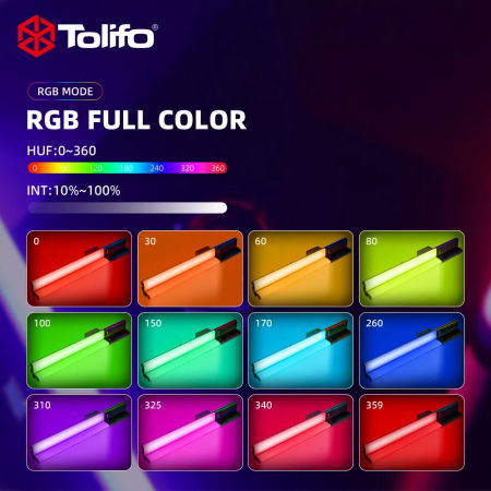 Tolifo ST-20B LED Bicolor/RGB Tubular 55cm [10]