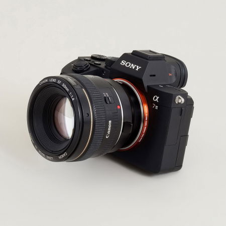 Urth Adaptor Electronic pentru Sony E compatibil cu obiectivele Canon (EF / EF-S) [3]