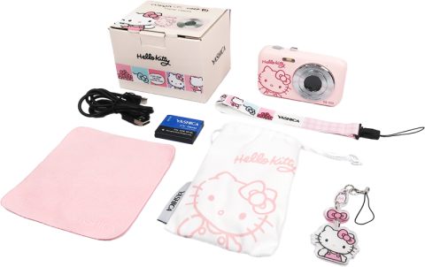 Yashica x Hello Kitty Digital Camera DZ-100 Pink [3]