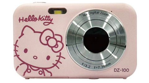 Aparate foto compact - Yashica x Hello Kitty Digital Camera DZ-100 Pink