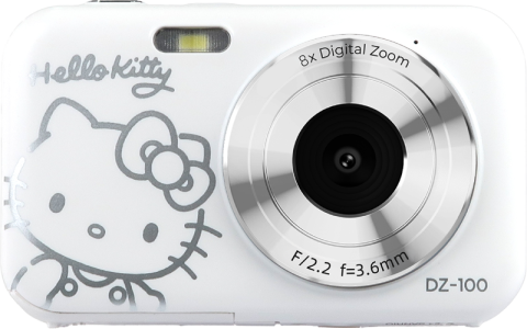Aparate compact premium - Yashica x Hello Kitty Digital Camera DZ-100 White