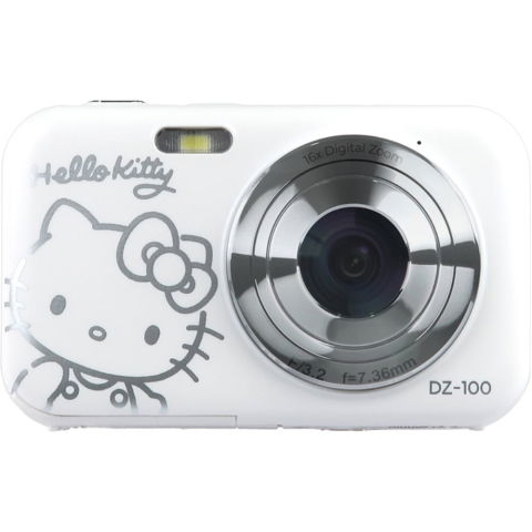 Aparate compact premium - Yashica x Hello Kitty Digital Camera DZ-100 White