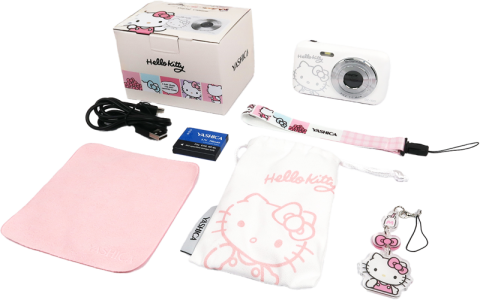 Yashica x Hello Kitty Digital Camera DZ-100 White [3]