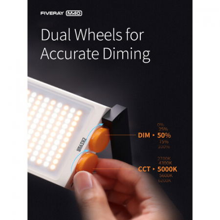 Zhiyun Fiverway M40 Lumina LED de buzunar de 40 W [6]