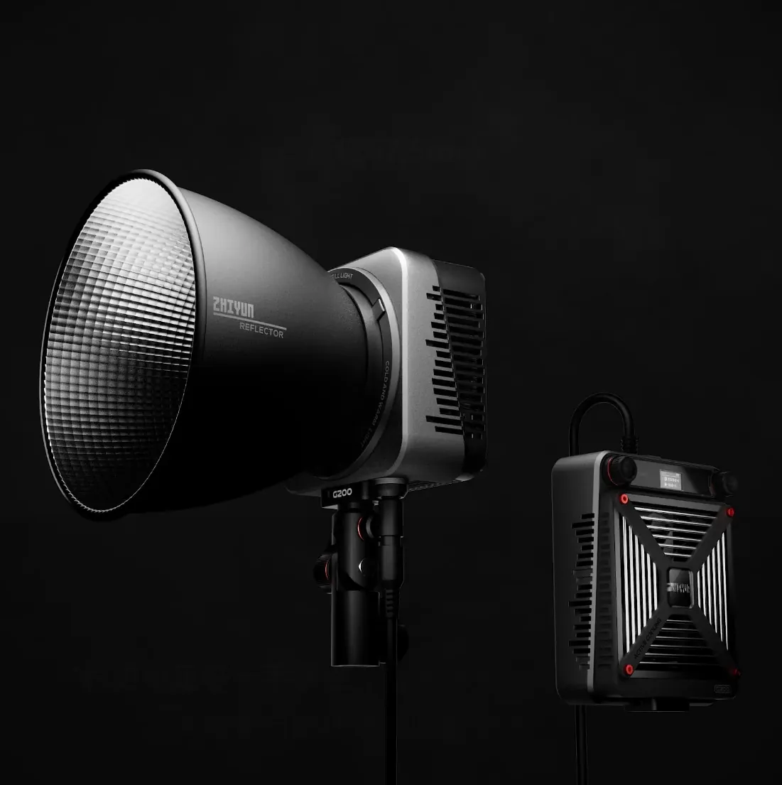 Zhiyun Molus G200 lampa LED Bi-Color Standardcu stativ [6]